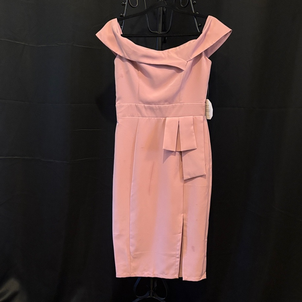 Paper Doll Strapless Pink Dress